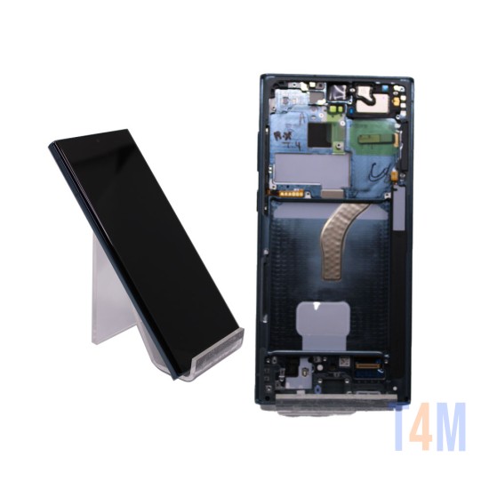 TOUCH+DISPLAY CON FRAME SAMSUNG GALAXY S22 ULTRA 5G/S908 6.8" SERVICE PACK VERDE